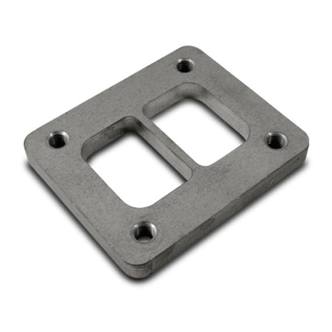 Vibrant T04 Turbo Inlet Flange - Divided Inlet Mild Steel 1/2in Thick (14420)
