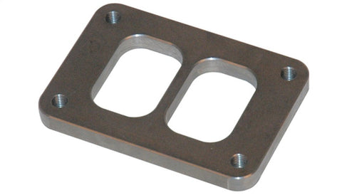 Vibrant T06 Turbo Inlet Flange - Divided Inlet Mild Steel 1/2in Thick (14430)
