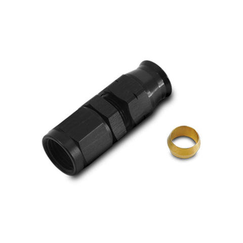 Vibrant -10AN Female to .625in Tube Adapter Fitting w/Brass Olive Insert (16449)