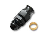 '-6AN Male to 3/8" Tube Adapter Fitting (with Brass Olive Insert) by Vibrant Performance - Modern Automotive Performance
