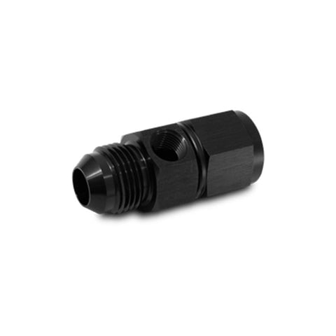 Vibrant -10AN Male to -10AN Female Union Adapter Fitting with 1/8in NPT Port (16490)