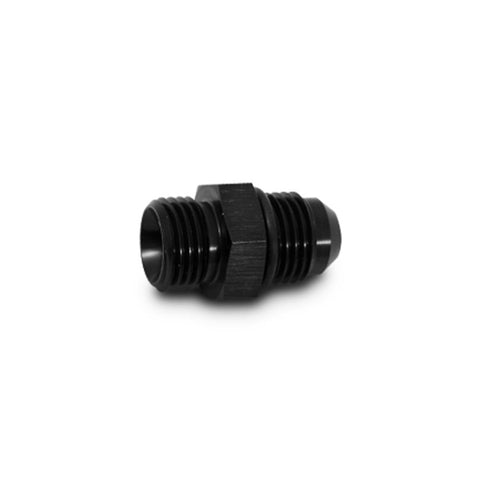 Vibrant -3AN Male Flare to -4 ORB Male Straight Adapter w/O-Ring - Anodized Black (16818)