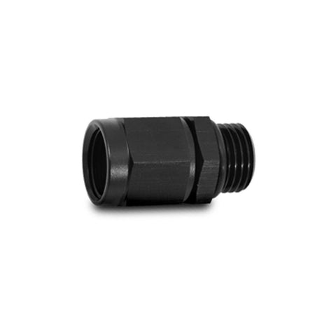 Vibrant -6AN Female to -10 ORB Swivel Adapter w/ O-Ring - Anodized Black (16865)