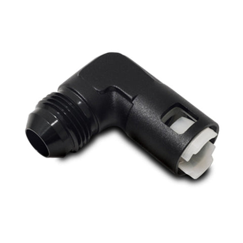 Vibrant -8AN 90 Degree Male AN Flare Quick Disconnect EFI Adapter (16922)