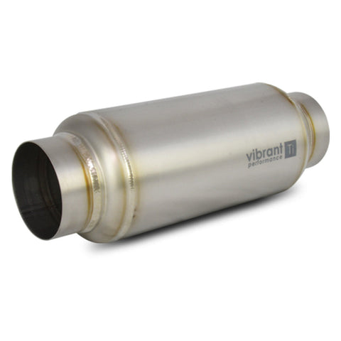 Vibrant Titanium Resonator - 3in. Inlet / 3in. Outlet x 12in. Long (17530)