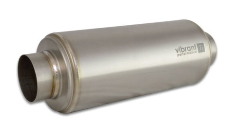 Vibrant Titanium Resonator - 3.5in Inlet / 3.5in Outlet x 16in Long (17535)