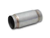 Stainless Steel Race Muffler, 3.5" inlet/outlet x 5" long by Vibrant Performance - Modern Automotive Performance
