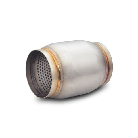 Vibrant Stainless Steel Race Muffler - 5in inlet/outlet x 5in long (17995)
