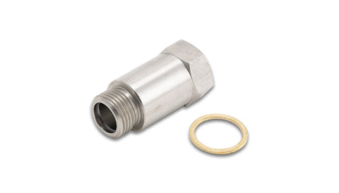 Vibrant T304 SS O2 Sensor Bung Fitting w/ Brass Washer (19021)