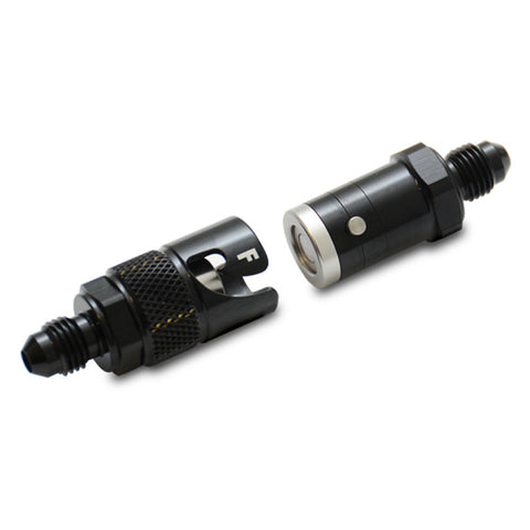Vibrant -6 Quick Release Fitting with Viton Seal - Aluminum (20806)
