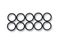 Package of 10, -4AN Rubber O-Rings by Vibrant Performance - Modern Automotive Performance
