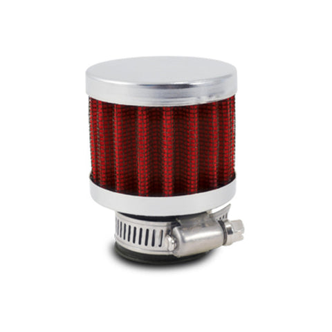 Vibrant Crankcase Breather Filter w/ Chrome Cap -1.25in/32mm Inlet ID (2186)