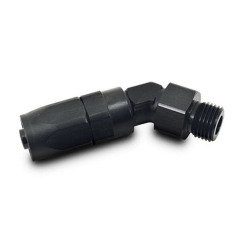 Vibrant Male -8AN 45 Degree Hose End Fitting - 7/8-14 Thread  10 (24406)