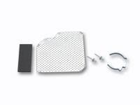 Starter Motor Heat Shield Kit (for 63mm-85mm Starter Motors); includes: heat shield, brackets, rivets and installation inst. by Vibrant Performance - Modern Automotive Performance
