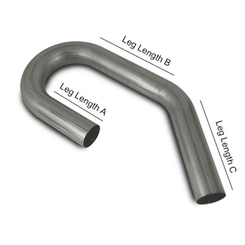 Vibrant 4" O.D./T304 Stainless Steel U-J Mandrel Bent Tubing (2613)