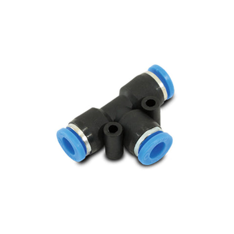 Vibrant Pneumatic Union Tee Push Lock Vacuum Fitting - for use with 3/8in  9.5mm OD tubing (2676)