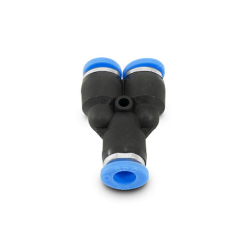Vibrant Union Y Push Lock Vacuum Fitting - for use with 5/32in  4mm OD tubing (2680)
