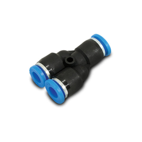 Vibrant Union Y Push Lock Vacuum Fitting - for use with 5/32in  4mm OD tubing (2680)