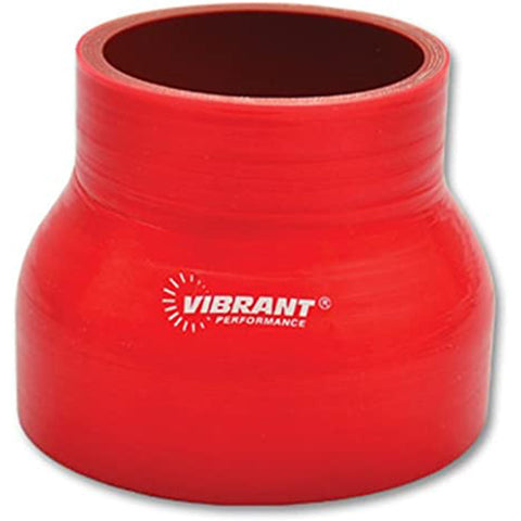 Vibrant Performance 4 Ply Red Reducer Coupling, 1.75" x 2.5" x 3" (2838R)