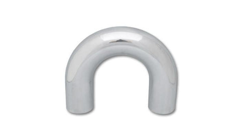 Vibrant 180 Degree Polished Aluminum Bend - 1.5" O.D/4" Leg/2.25" CLR (2863)