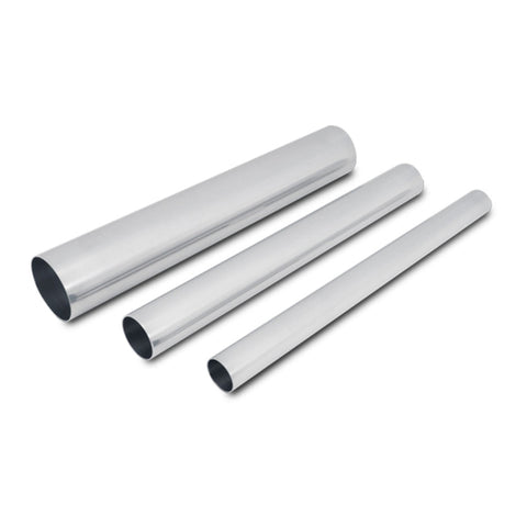 Vibrant 4.5in OD Aluminum Straight Tubing - 18in Long - Polished (2947)