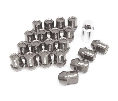 Volk Racing L32 Straight Type M12x1.50 Lock & Nut Set (WDURA3212150)