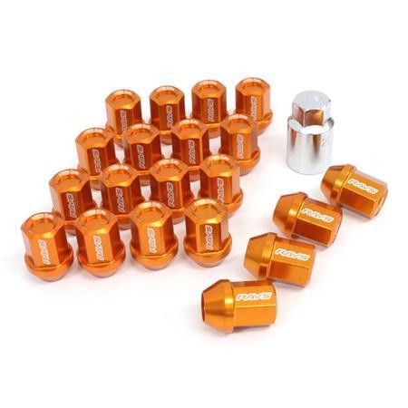 Volk Racing L32 Straight Type M12x1.50 Lock & Nut Set (WDURA3212150)