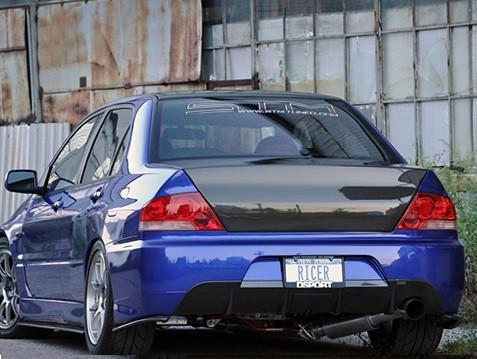 Voltex Carbon Fiber Exhaust Shield | 2006 Mitsubishi Lancer Evolution IX (VL-ER-2)