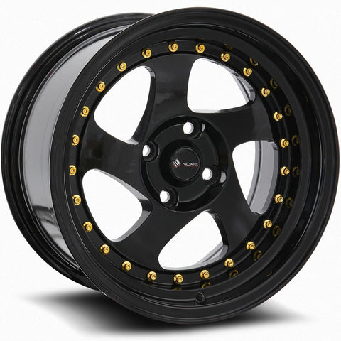 Vors Wheels VR2 Black 15x8 | 4x100 (VR02158040020BK)