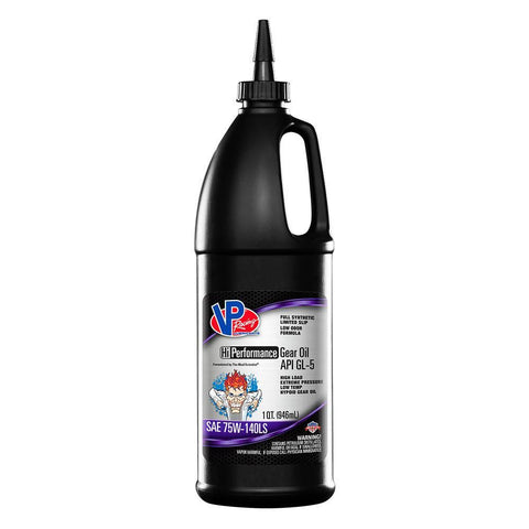 VP Racing GL-5 Full Syn SAE 75W-140 Hi Performance Gear Oil - 1QT (2707)