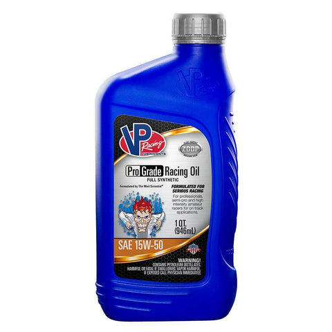 VP Racing Synthetic SAE 15W-50 Pro Grade Racing Oil - 1QT (2755)