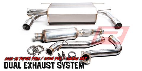 Weapon R Sport Exhaust System | 2013 - 2018 Scion FR-S (988-201-201)