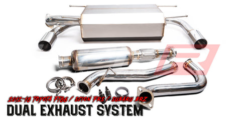 Weapon R Sport Exhaust System | 2013 - 2018 Scion FR-S (988-201-201)