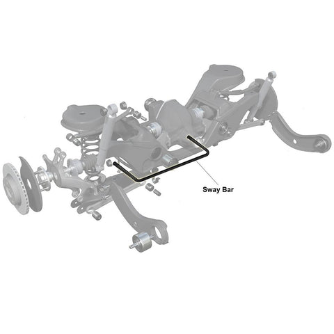 Whiteline 22mm Rear Adjustable Sway Bar |  Multiple Fitments (BWR24Z)