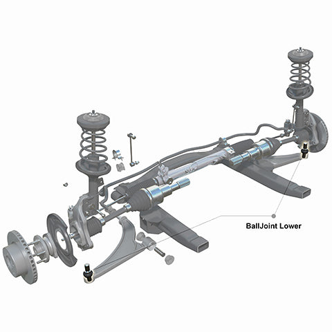 Whiteline Adjustable Ball Joints | 2016-2021 Honda Civic/Si (KCA468)
