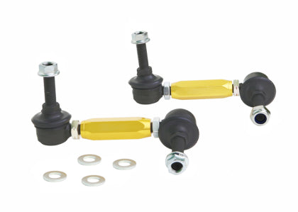 Whiteline Universal Swaybar Link Kit-Heavy Duty Adj Steel Ball w/ 10mm Ball Stud (KLC140-115)