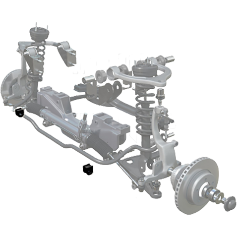 Whiteline Sway Bar Mount Service Kit | 1989-1998 Nissan Skyline GTR/GTS-4 (KSK078-22)