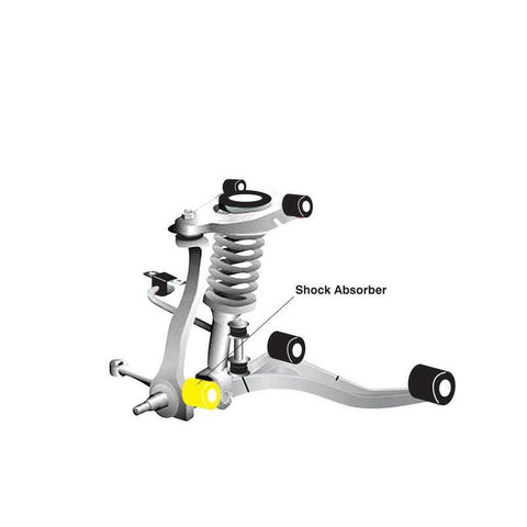 Whiteline Lower Shock Absorber Bushing Set | 2009-2019 Nissan GT-R (W33364)