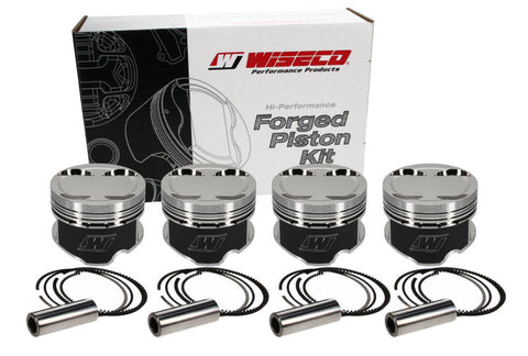 Wiseco 4v Dished -6cc Turbo 86mm Piston Kit | Multiple Toyota Fitments (K615M86AP)