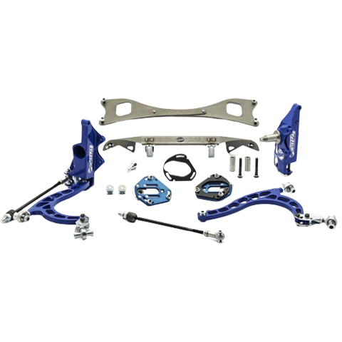 Wisefab Front V2 Angle Lock Kit with Rack Relocation | 1995-1998 Nissan 240SX and 1999-2002 Nissan Silvia S15 (WF140 INS)