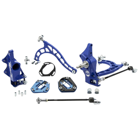 Wisefab Front V2 Angle Lock Kit with Rack Offset Spacers | 1989-1994 Nissan 240SX (WF130 OFF)