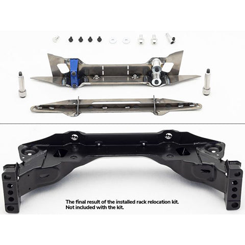 Wisefab Front Drift Angle Lock Kit with Rack Relocation | 2003-2008 Infiniti G35 and 2003-2009 Nissan 350Z (WF350 INS)