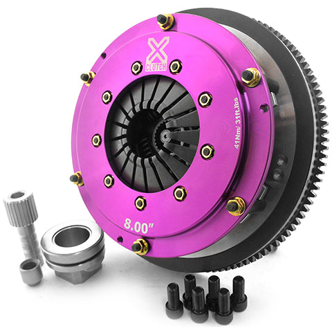 XClutch Twin-Disc Sprung Ceramic Clutch Kit with Flywheel | 2009-2016 BMW Z4, 2007-2010 BMW 335i, and 2008-2010 BMW 135i (XKBM20524-2B)