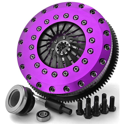 XClutch Twin-Disc Carbon Blade Clutch Kit with Flywheel | 2001-2006 BMW M3 and 2001-2003 BMW Z3 (XKBM23550-2P)