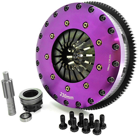 XClutch Twin-Disc Carbon Blade Clutch Kit with Flywheel | Multiple BMW Fitments (XKBM23589-2P)