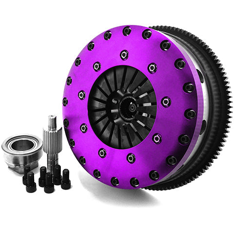 XClutch Twin-Disc Carbon Blade Clutch Kit with Flywheel | 2011-2015 BMW 1 Series M and 2011-2013 BMW 135i (XKBM23596-2P)