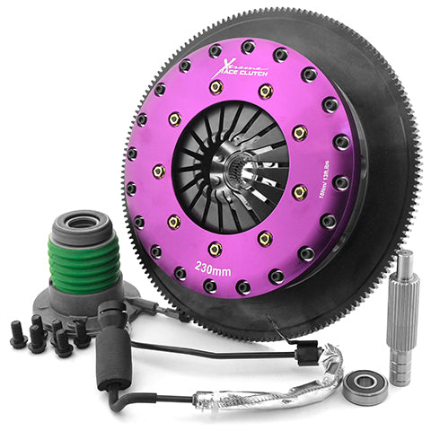 XClutch Twin Solid Organic Clutch Kit | 2014-2015 Chevrolet Camaro Z/28, 2005-2013 Chevrolet Corvette, and 2006-2013 Chevrolet Corvette Z06 (XKCR23683-2G)