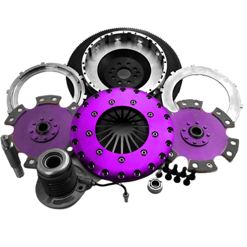 XClutch Twin Solid Ceramic Clutch Kit | 2011-2014 Ford Mustang GT, 2012-2013 Ford Mustang Boss 302, and 2015-2017 Ford Mustang (XKFD23655-2E)