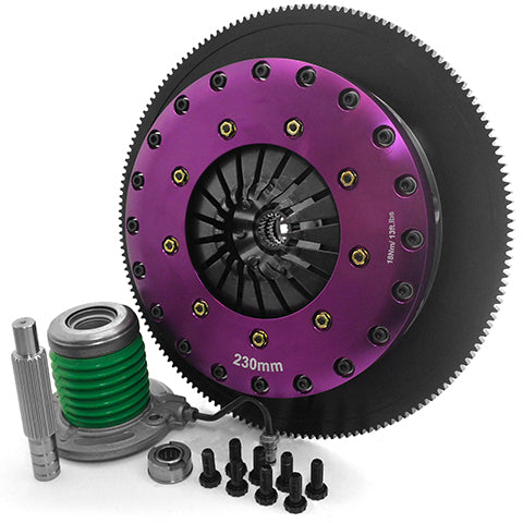 XClutch Twin Solid Organic Clutch Kit | 2011-2014 Ford Mustang GT, 2012-2013 Ford Mustang Boss 302, and 2015-2017 Ford Mustang (XKFD23655-2G)