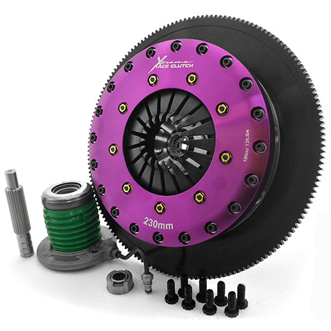 XClutch Twin Carbon Blade Clutch Kit | 2011-2014 Ford Mustang GT, 2012-2013 Ford Mustang Boss 302, and 2015-2017 Ford Mustang (XKFD23655-2P)